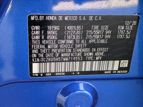 Used 2021 Honda HR-V EX image 24