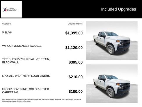 Used 2020 Chevrolet Silverado 1500 W/T w/ WT Convenience Package AWD/4WD image 5