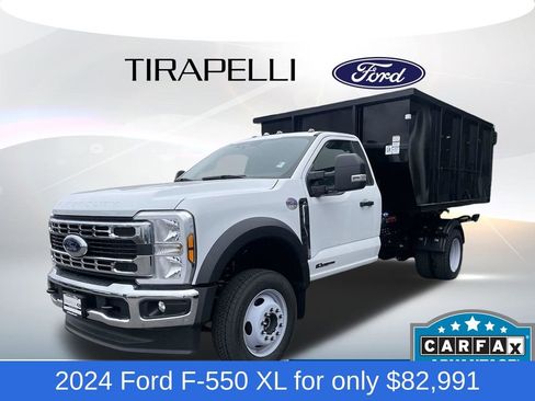 Used 2024 Ford F550 4x4 Regular Cab Super Duty w/ Snow Plow Prep Package image 1