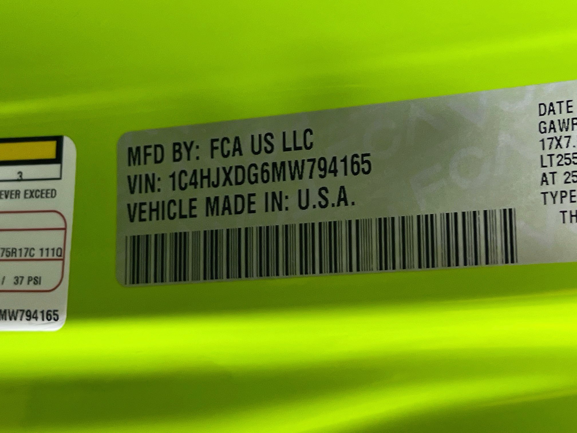 Used 2021 Jeep Wrangler Unlimited Sport AWD/4WD image 28