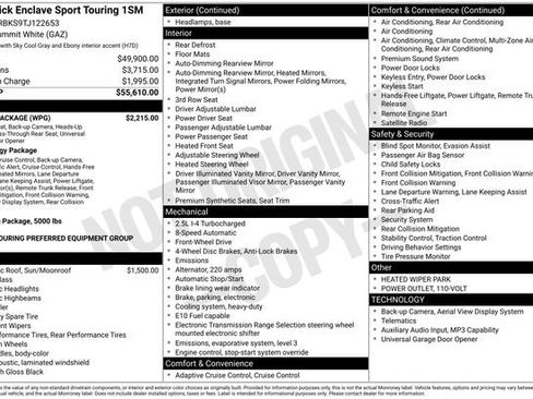 New 2026 Buick Enclave Sport Touring w/ Power Package FWD image 26