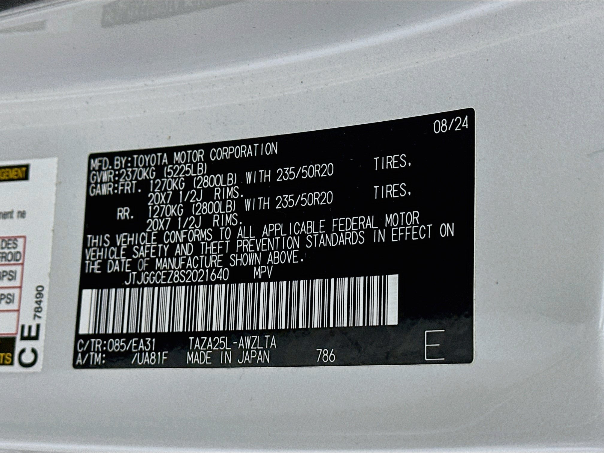 Used 2025 Lexus NX 350 AWD w/ Premium Package image 12
