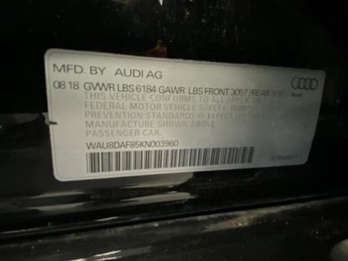 Used 2019 Audi A8 L 3.0T w/ Executive Package image 55