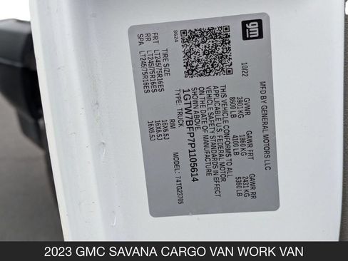 Used 2023 GMC Savana 2500 Extended w/ Driver Convenience Package RWD image 21