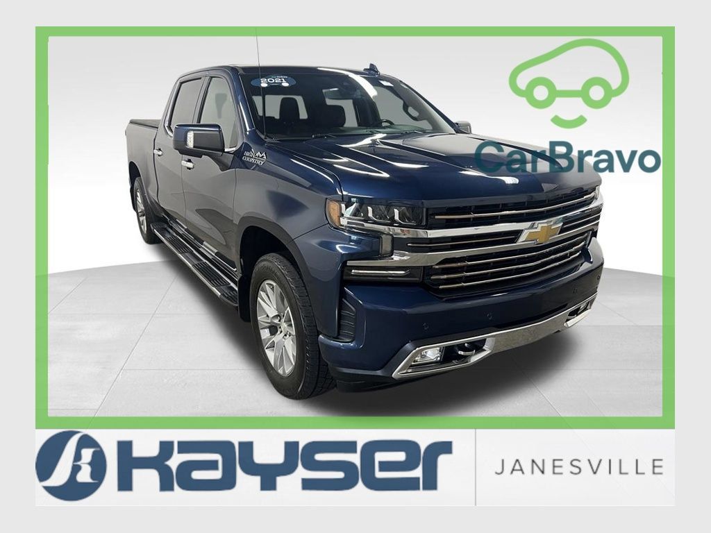 Used 2021 Chevrolet Silverado 1500 High Country w/ Safety Package II AWD/4WD image 1
