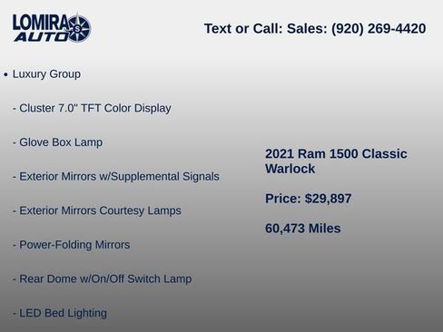 Used 2021 RAM 1500 Classic Warlock AWD/4WD image 14