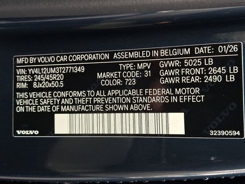 New 2026 Volvo XC40 B5 Ultra w/ Protection Package Premier image 14