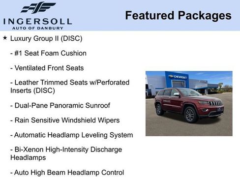 Used 2018 Jeep Grand Cherokee Limited w/ Luxury Group II image 8