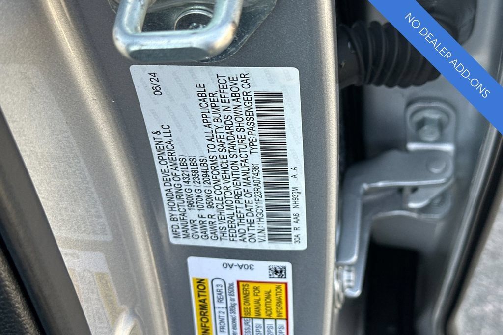 Certified 2024 Honda Accord LX image 30