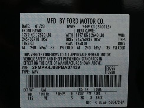 Certified 2023 Ford Edge SEL w/ Convenience Package AWD/4WD image 32