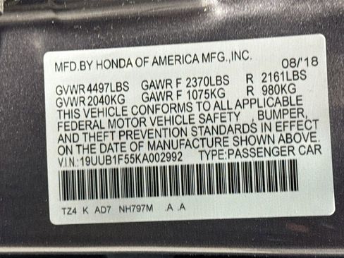 Used 2019 Acura TLX w/ Technology Package image 28