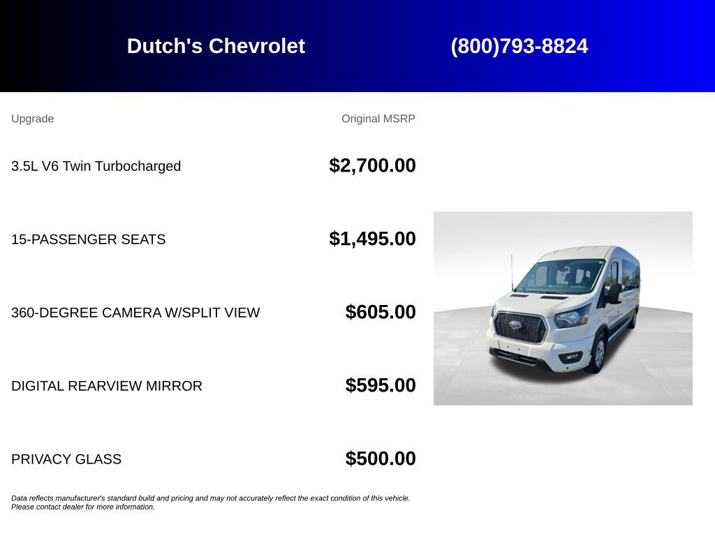 Used 2025 Ford Transit 350 XLT RWD image 6