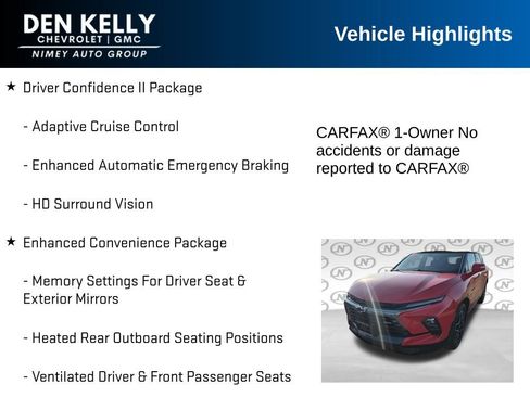 Used 2023 Chevrolet Blazer RS w/ Driver Confidence II Package AWD/4WD image 11