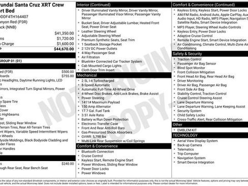 New 2026 Hyundai Santa Cruz XRT AWD/4WD image 35