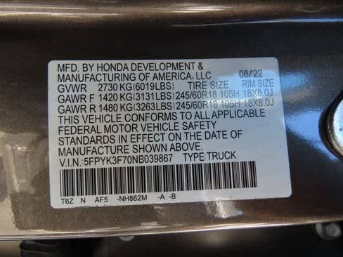 Used 2022 Honda Ridgeline RTL-E image 30