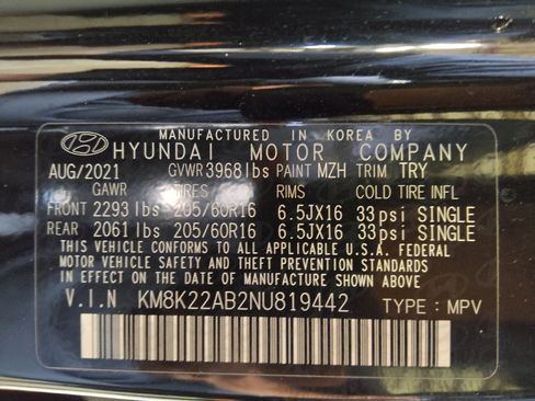 Used 2022 Hyundai Kona SE w/ Cargo Package image 33