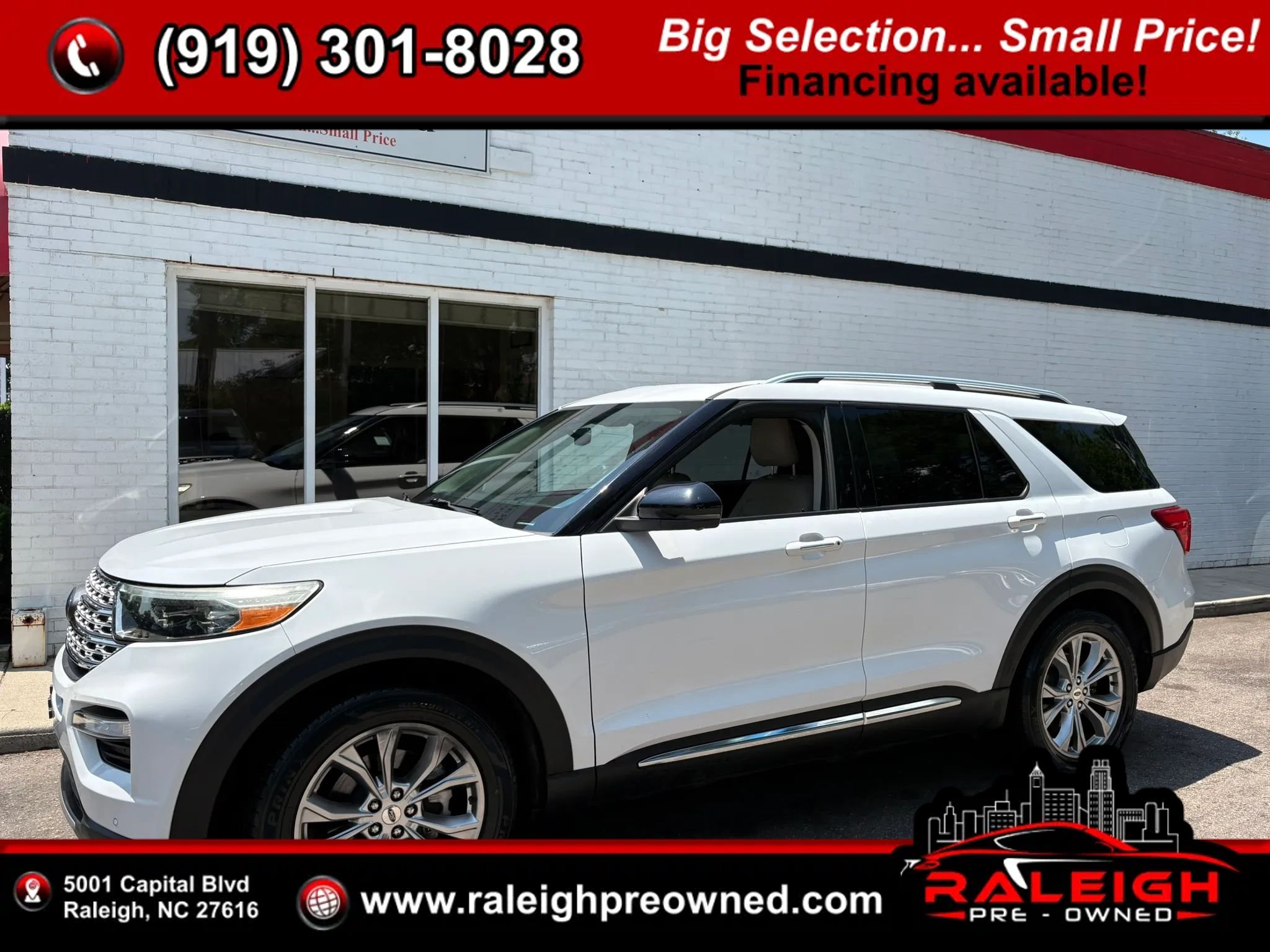 Used 2021 Ford Explorer Limited w/ Equipment Group 301A RWD image 1