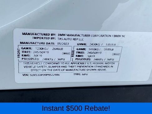 Used 2023 BMW X3 xDrive30i image 27