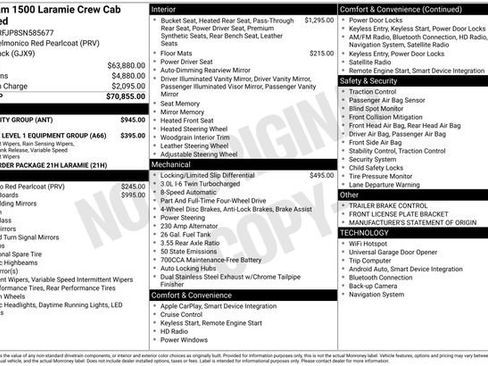Used 2025 RAM 1500 Laramie w/ Bed Utility Group image 9