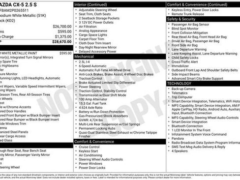 Used 2023 MAZDA CX-5 AWD 2.5 S image 7