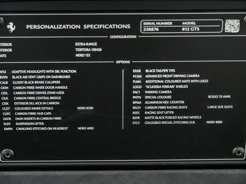 Used 2021 Ferrari 812 GTS image 17