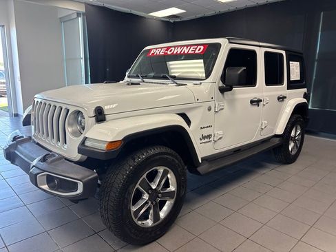Used 2021 Jeep Wrangler Unlimited Sahara AWD/4WD image 7