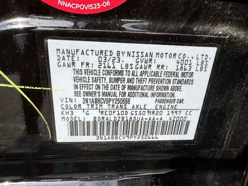 Certified 2023 Nissan Sentra SV FWD image 33