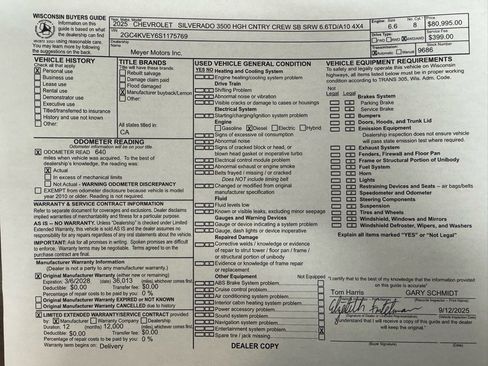 Used 2025 Chevrolet Silverado 3500 High Country w/ Midnight Edition image 32