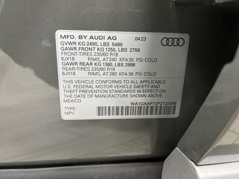 Used 2023 Audi Q5 2.0T Premium w/ Convenience Package AWD/4WD image 35