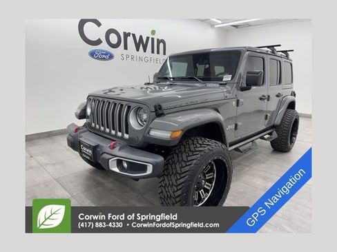 Used 2019 Jeep Wrangler Unlimited Sahara w/ Uconnect 4C Nav & Sound Group image 1