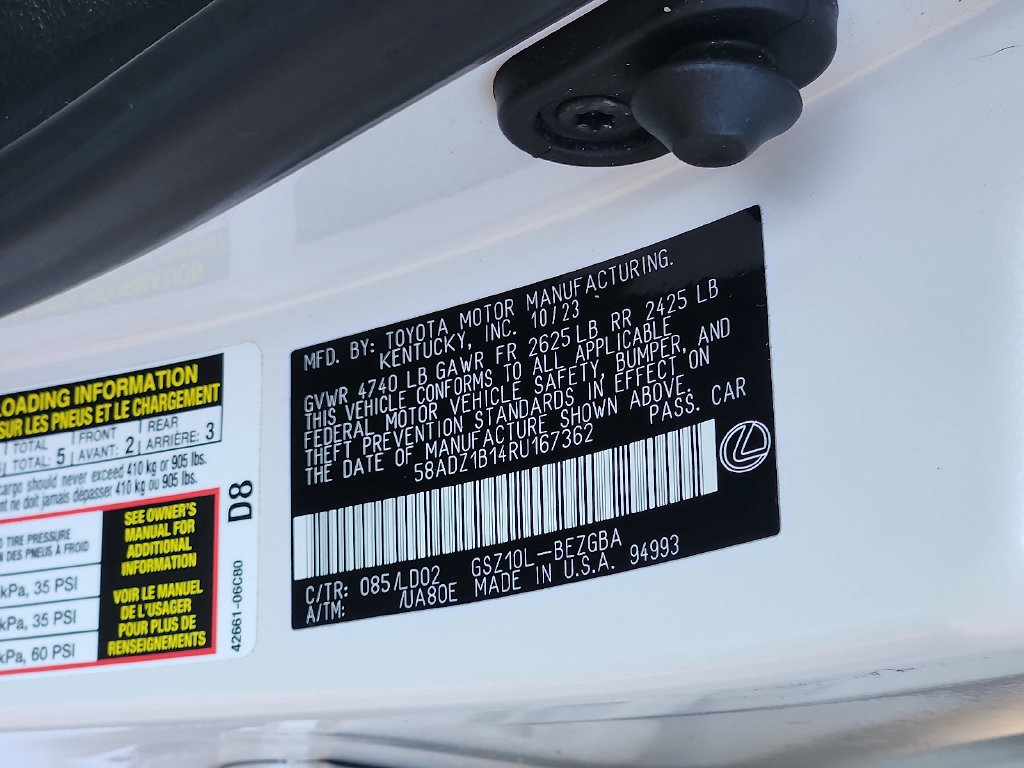 Used 2024 Lexus ES 350 w/ Premium Package FWD image 28