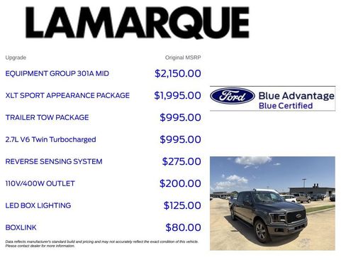 Used 2019 Ford F150 XLT w/ Equipment Group 301A Mid RWD image 10