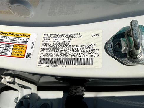 Used 2023 Honda Accord EX image 34