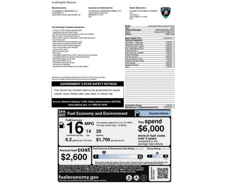 Used 2017 Lamborghini Huracan LP 610-4 image 6