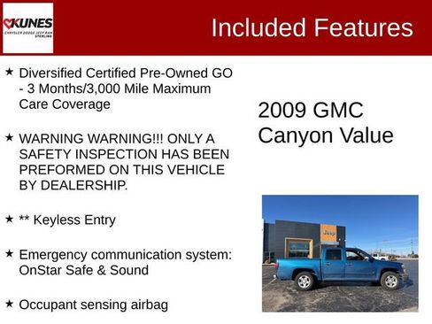 Used 2009 GMC Canyon 2WD Crew Cab image 2