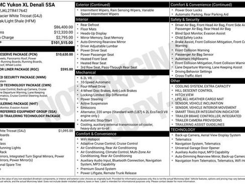 New 2026 GMC Yukon XL Denali w/ Denali Reserve Package AWD/4WD image 24