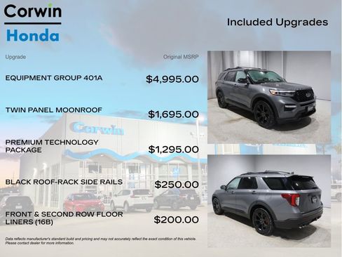 Used 2021 Ford Explorer ST w/ Equipment Group 401A image 4