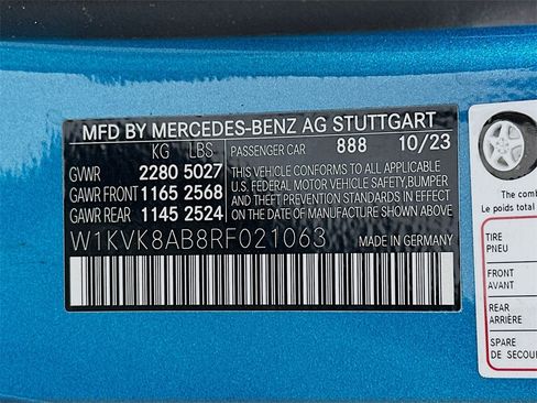 Certified 2024 Mercedes-Benz SL 55 AMG 4MATIC w/ Driver Assistance Package image 31