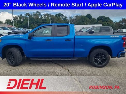 Used 2025 Chevrolet Silverado 1500 Custom w/ Turbomax Blackout Package AWD/4WD image 9