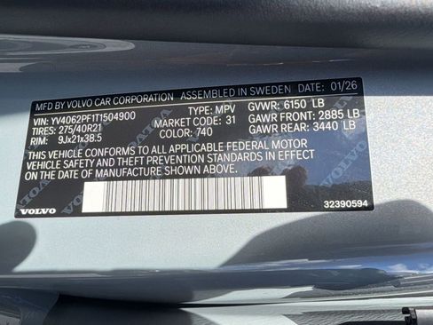 New 2026 Volvo XC90 B6 Ultra w/ Protection Package image 21