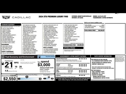 Used 2024 Cadillac XT6 Premium Luxury image 3