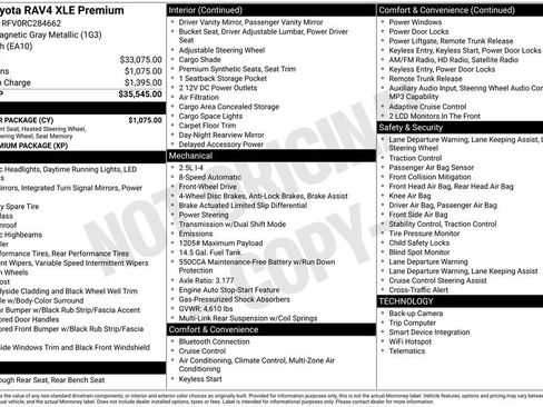 Certified 2024 Toyota RAV4 XLE Premium w/ Weather Package FWD image 2