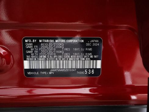 New 2025 Mitsubishi Eclipse Cross LE image 43