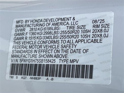 New 2025 Honda Pilot Touring image 29