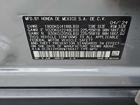 Certified 2024 Honda HR-V Sport image 14