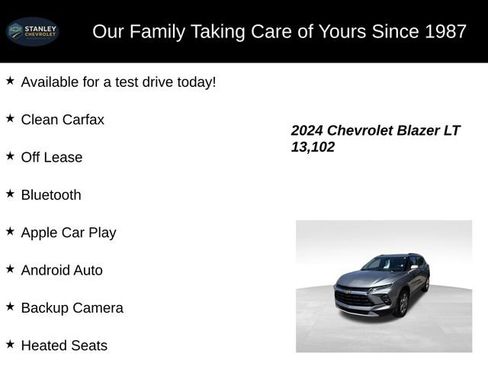 Used 2024 Chevrolet Blazer LT w/ Convenience Package FWD image 9