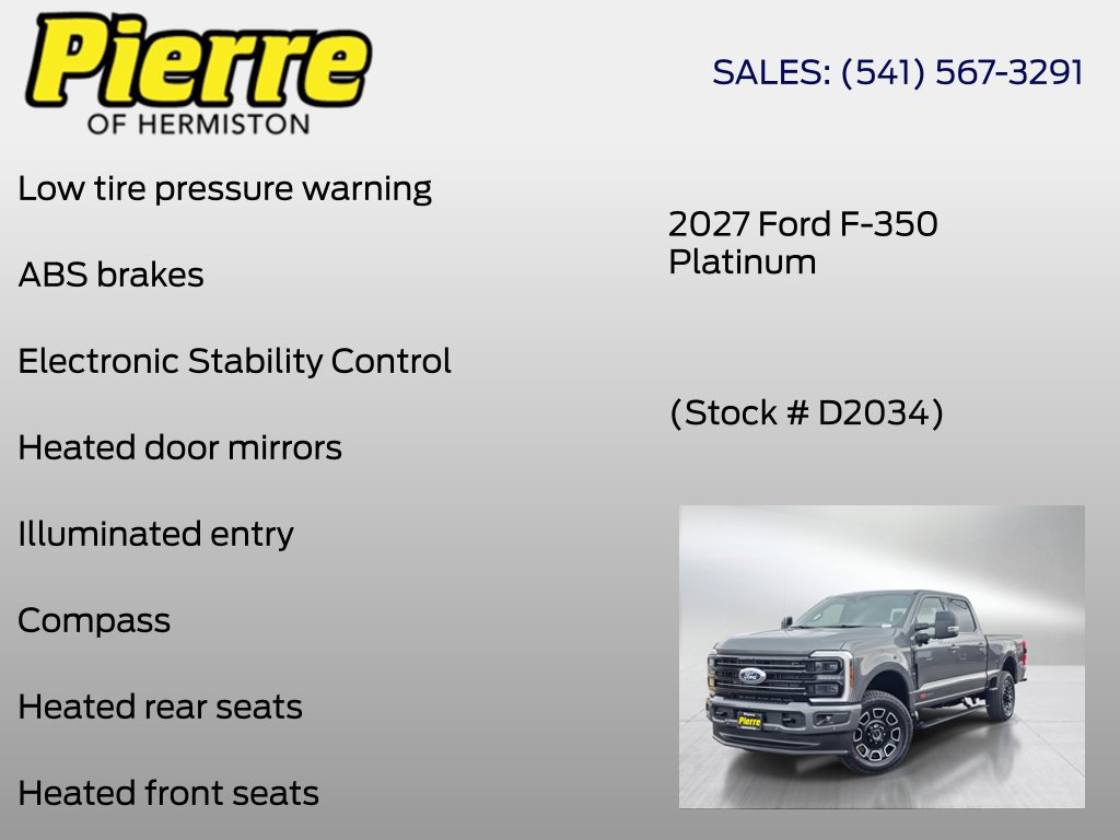 New 2027 Ford F350 Platinum AWD/4WD image 12