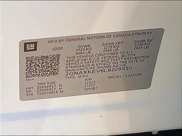 Certified 2020 Chevrolet Equinox LT FWD image 21