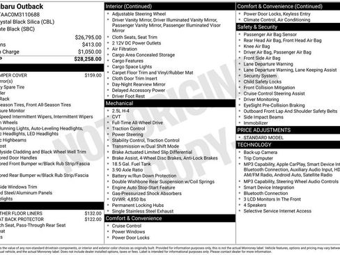 Used 2021 Subaru Outback AWD/4WD image 7