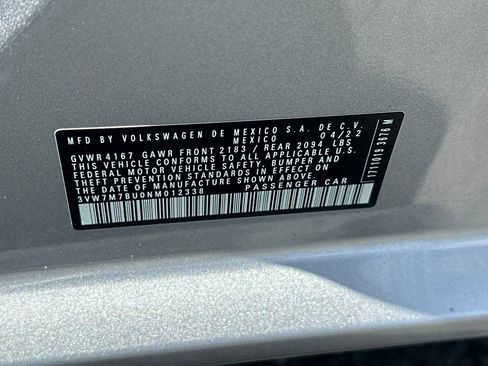 Used 2022 Volkswagen Jetta SE w/ Panoramic Sunroof Package FWD image 27